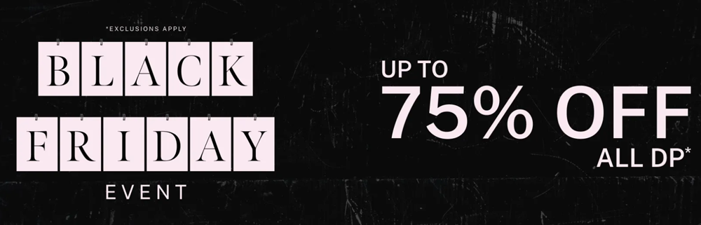 Dorothy Perkins UK: Black Friday Event - up to 75% off Dorothy Perkins UK: Black Friday Event - up to 75% off