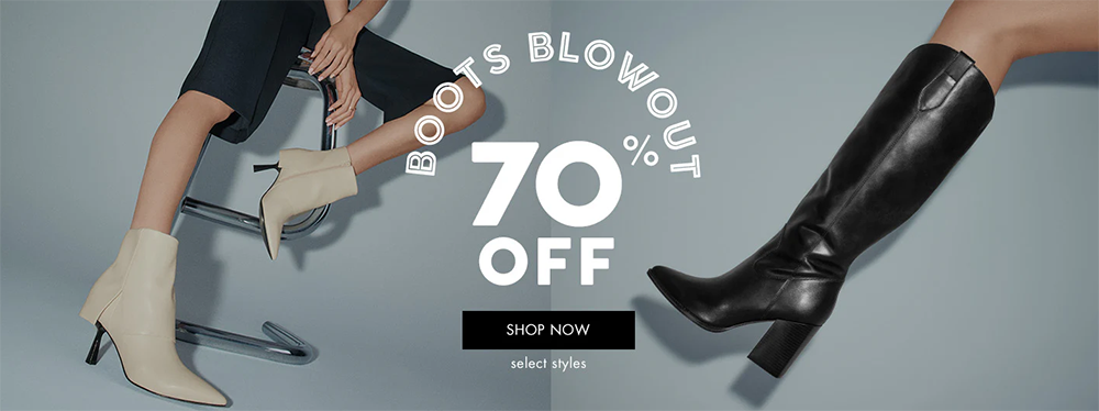 Nine West: Boots Blowout - 70% off