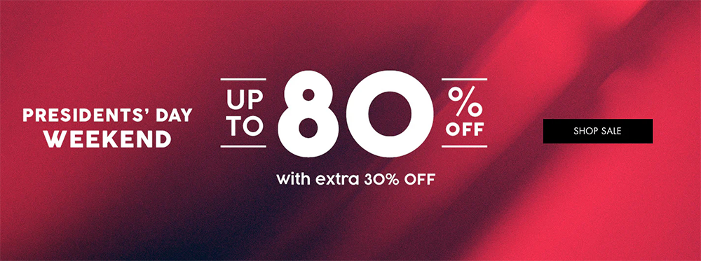 Nine West: President's Day Weekend - up to 80% off with extra 30% off